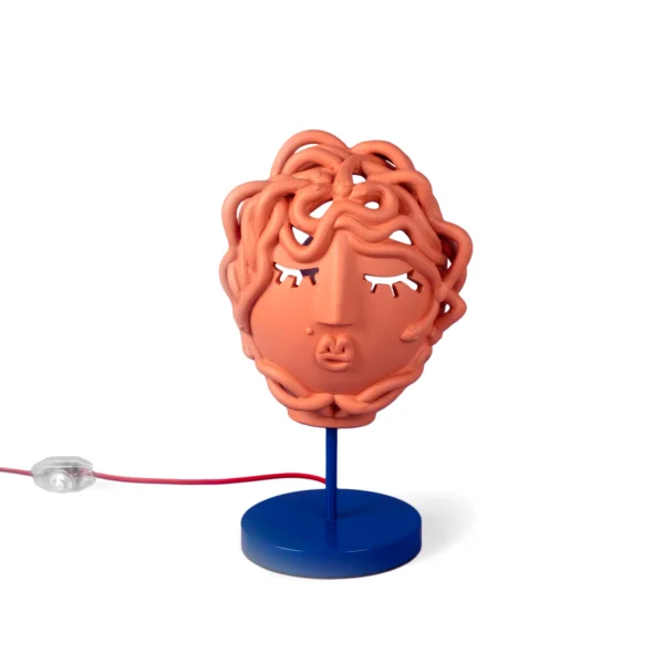 Medusa mask lamp
